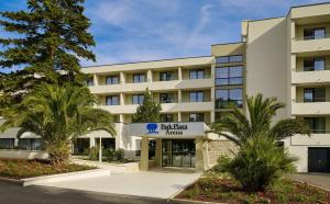a rendering of the exterior of a hotel at Park Plaza Arena Pula in Pula