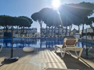 Bazén v ubytování Casa Silvia Marbella - dom w kompleksie hotelowym nebo v jeho okolí