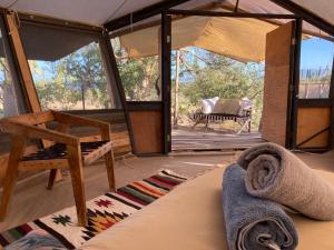 Fotografie z fotogalerie ubytování BCS BuenaOnda sea view bell tent v destinaci El Sargento