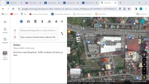 a screenshot of a google maps page with a map at Casa Jessica 329 Dubai style One bedroom Corner unit plus loft in Bacoor