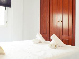 Posteľ alebo postele v izbe v ubytovaní Fabuloso apartamento junto al Soho con parking privado