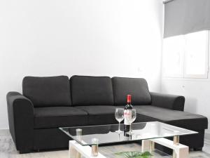 Posedenie v ubytovaní Fabuloso apartamento junto al Soho con parking privado