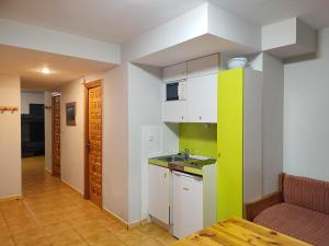 Kuchyň nebo kuchyňský kout v ubytování Apartamentos Midi 3000