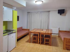 Kuchyň nebo kuchyňský kout v ubytování Apartamentos Midi 3000