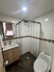 Bathroom sa 1051 Apartamento Privado - Ascensor - Internet - Hermosa Vista