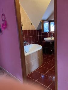Vannituba majutusasutuses Bianka Hostel & Car Rent Budapest