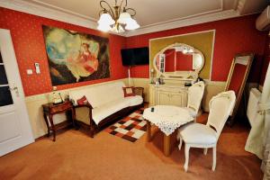 TV a/nebo společenská místnost v ubytování Bed&Breakfast Maciejanka
