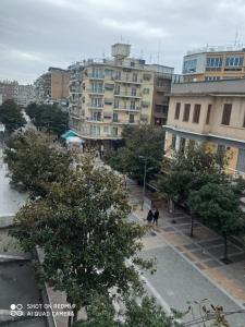 a view of a city with trees and buildings at serres center in Serres