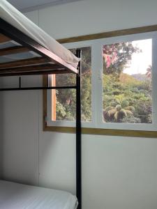 Voodi või voodid majutusasutuse JAZMIN HOsTEL toas
