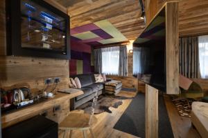Posezení v ubytování Alpine Residence Villa Adler