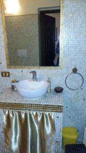 Phòng tắm tại Locanda verde