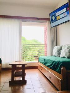 Postel nebo postele na pokoji v ubytování Proa 11 Villa Gesell