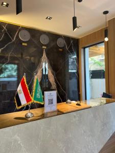 Vstupní hala nebo recepce v ubytování مخصص للعوائل فقط Four Elements