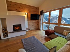 Posezení v ubytování Chalet Leo