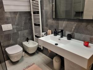 Kúpeľňa v ubytovaní New comfortable app Dora + 25 fotografií