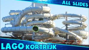 a large water slide on a cruise ship at Vakantiehuis The Nuthouse in Roeselare