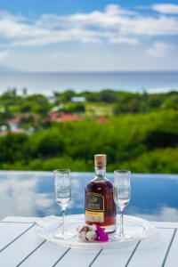Nápoje v ubytování Villa Olina - Vue sur Mer, Piscine, 5min du Port