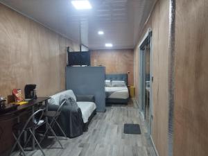 Katil atau katil-katil dalam bilik di Contihouse en la Montaña