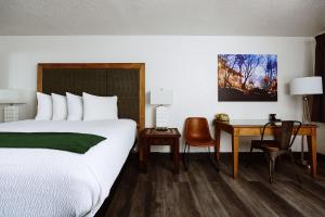 Postel nebo postele na pokoji v ubytování Taos Valley Lodge + 37 fotografií