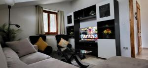 TV a/nebo společenská místnost v ubytování Casa Estulio