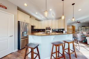 Kuchyň nebo kuchyňský kout v ubytování Bayside Resort