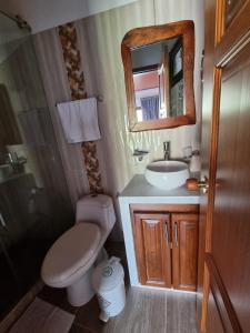 Vannituba majutusasutuses Hotel la casona de Wiky