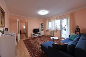 TV i/ili multimedijalni sistem u objektu Dulcineea Apt- free parking-family friendly