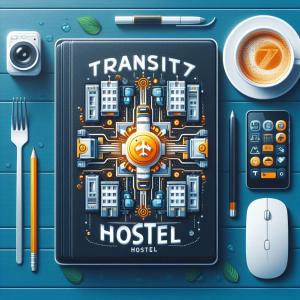 a tablet with a hostel themed illustration on it at Transit 777 in Istanbul