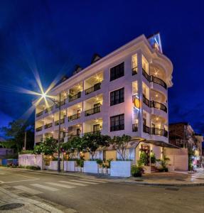 Bygningen som hotellet ligger i