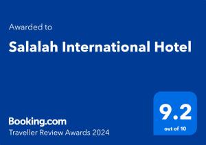 Salalah International Hotel 면허증, 상장, 서명, 기타 문서