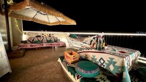 Χώρος καθιστικού στο Island Nook B&B