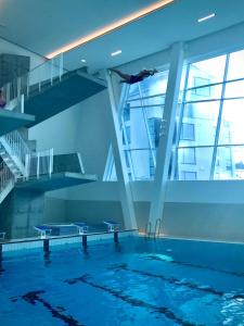 Bazén v ubytování Hotel Noreg nebo v jeho okolí