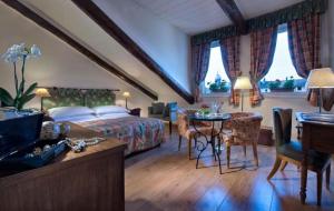 Posteľ alebo postele v izbe v ubytovaní Best Western Hotel Piemontese