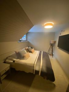 Ein Bett oder Betten in einem Zimmer der Unterkunft Smilgu bangos I