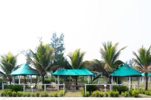 Κήπος έξω από το Hotel Nilkantha