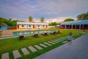 Zahrada ubytování Villa Martins, Inhaca, Mozambique