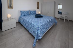 En eller flere senge i et værelse på La finestra sul mare Erice beach