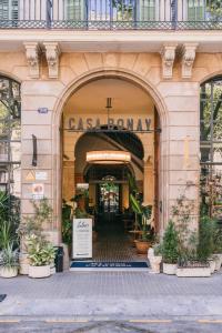 a building with an entrance to a store at Hotel Casa Bonay & Spa in Barcelona