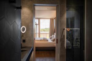 Voodi või voodid majutusasutuse Hotel Meilenstein toas