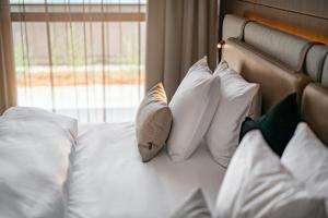 Voodi või voodid majutusasutuse Hotel Meilenstein toas