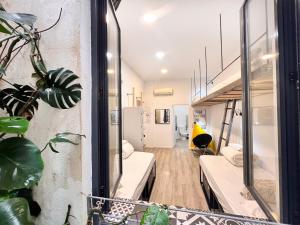 Koupelna v ubytování ECO Hostel