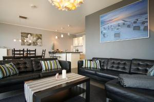 Χώρος καθιστικού στο Haus-Zur-Mole-Wohnung-15-Morgensonne