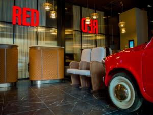 Istumisnurk majutusasutuses Radisson RED Belgrade