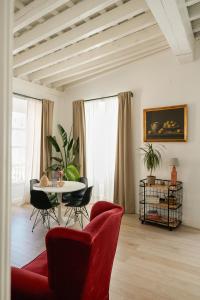 A seating area at Casa Miguel - Apartamento 6