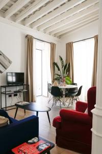 A television and/or entertainment centre at Casa Miguel - Apartamento 6