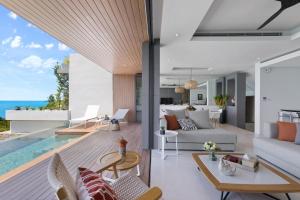 Posezení v ubytování Sukkho Samui Estates