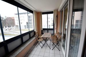 Balkón nebo terasa v ubytování Zentral am Wieland-Park mit Aufzug und viel Platz