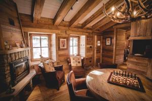 Setusvæði á Chalet Cime Bianche
