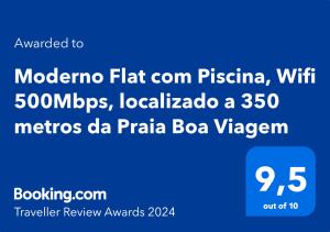 a screenshot of a cell phone with the text mooreibo flat confirm pizzeria at Flat localizado a 200m Shopping Recife, bem Perto da Praia de Boa Viagem e com Wi-Fi 400Mbps in Recife
