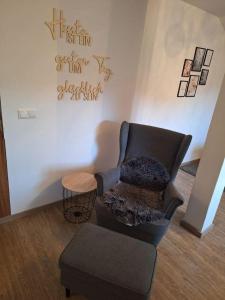 Posezení v ubytování Ferienwohnung Koller